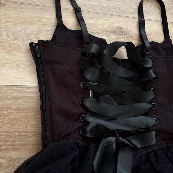 Dolls Kill Widow Fleeting Optimism Mini Dress XS - Picture 4 of 8